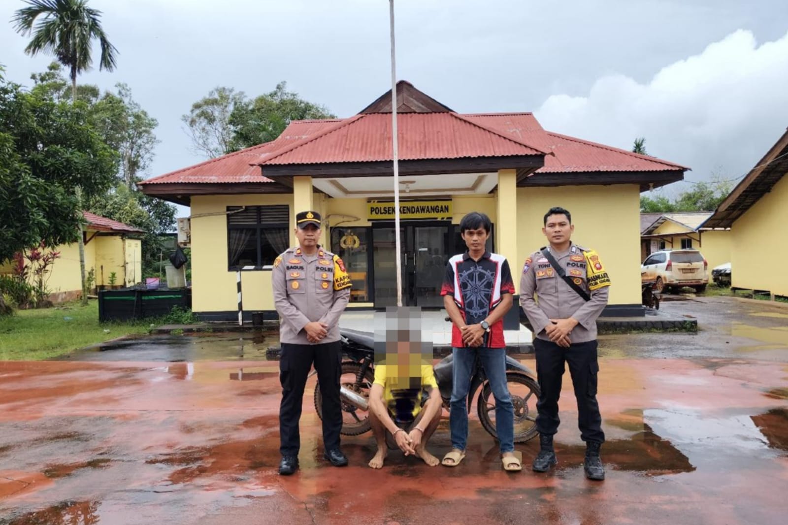Polisi Kendawangan Tangkap Pelaku Curanmor, Diduga Bagian Jaringan Pencurian