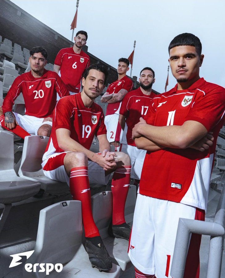 Erspo Luncurkan Jersey Baru Timnas Indonesia Bertema 'Indonesia Pusaka'