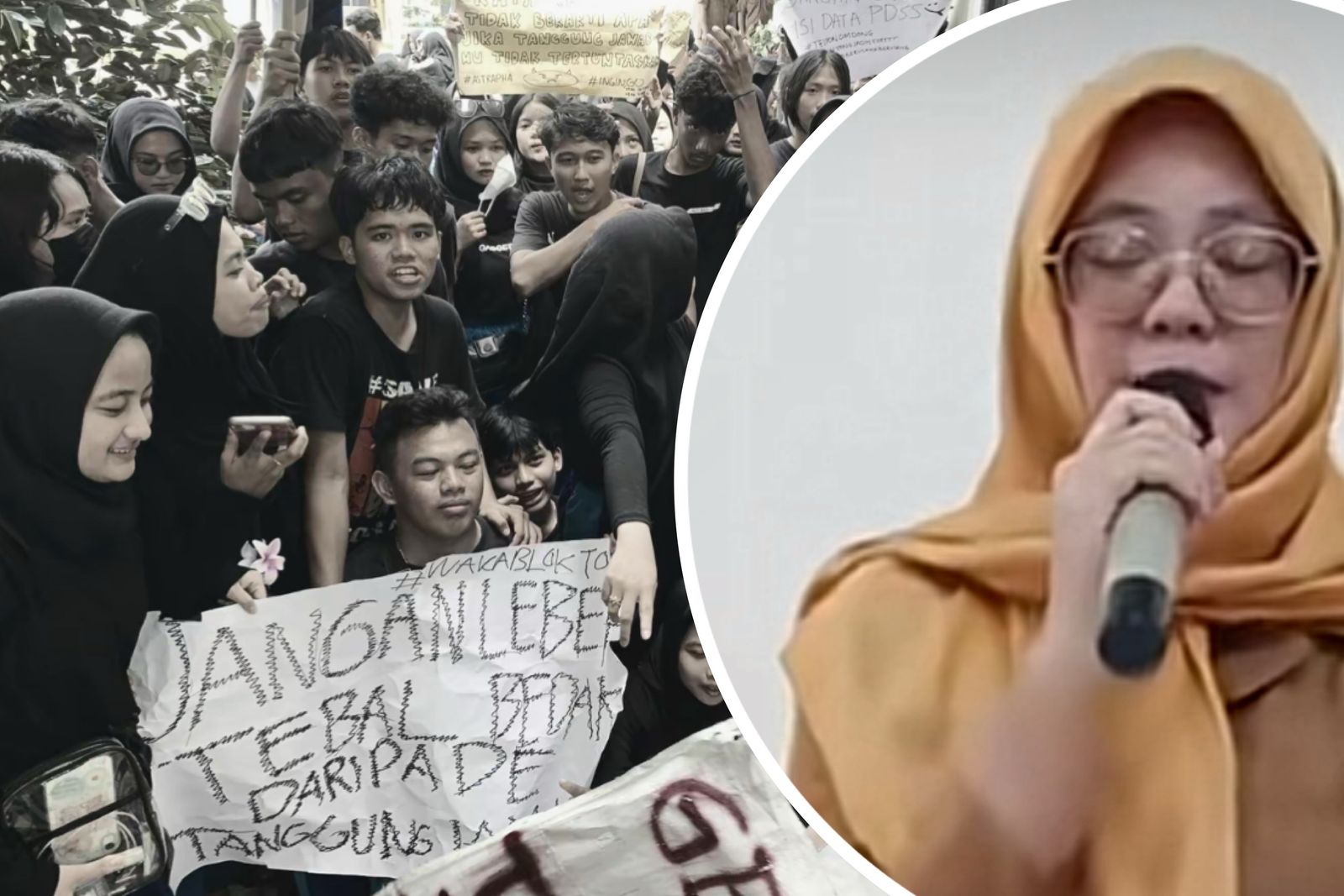 Ratusan Siswa SMAN 1 Mempawah Gelar Demo Akibat Pihak Sekolah Gagal Lengkapi PPDS