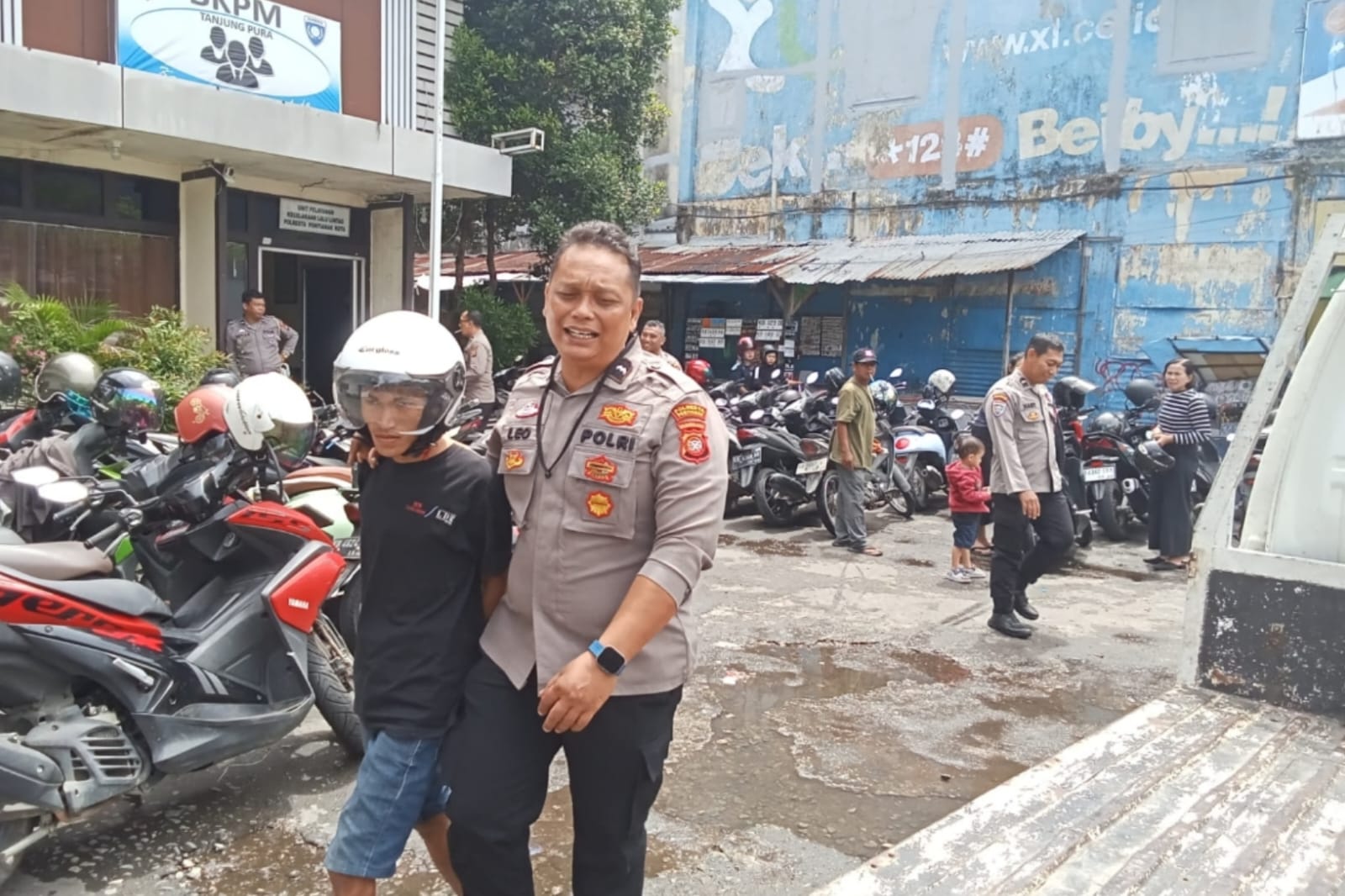Maling Helm Dibekuk Polisi