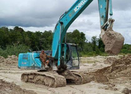 Diduga Tak Kantongi IUP, Penambangan Kaolin Di Desa Bangka Serai Kendawangan Ketapang Bebas Beroperasi