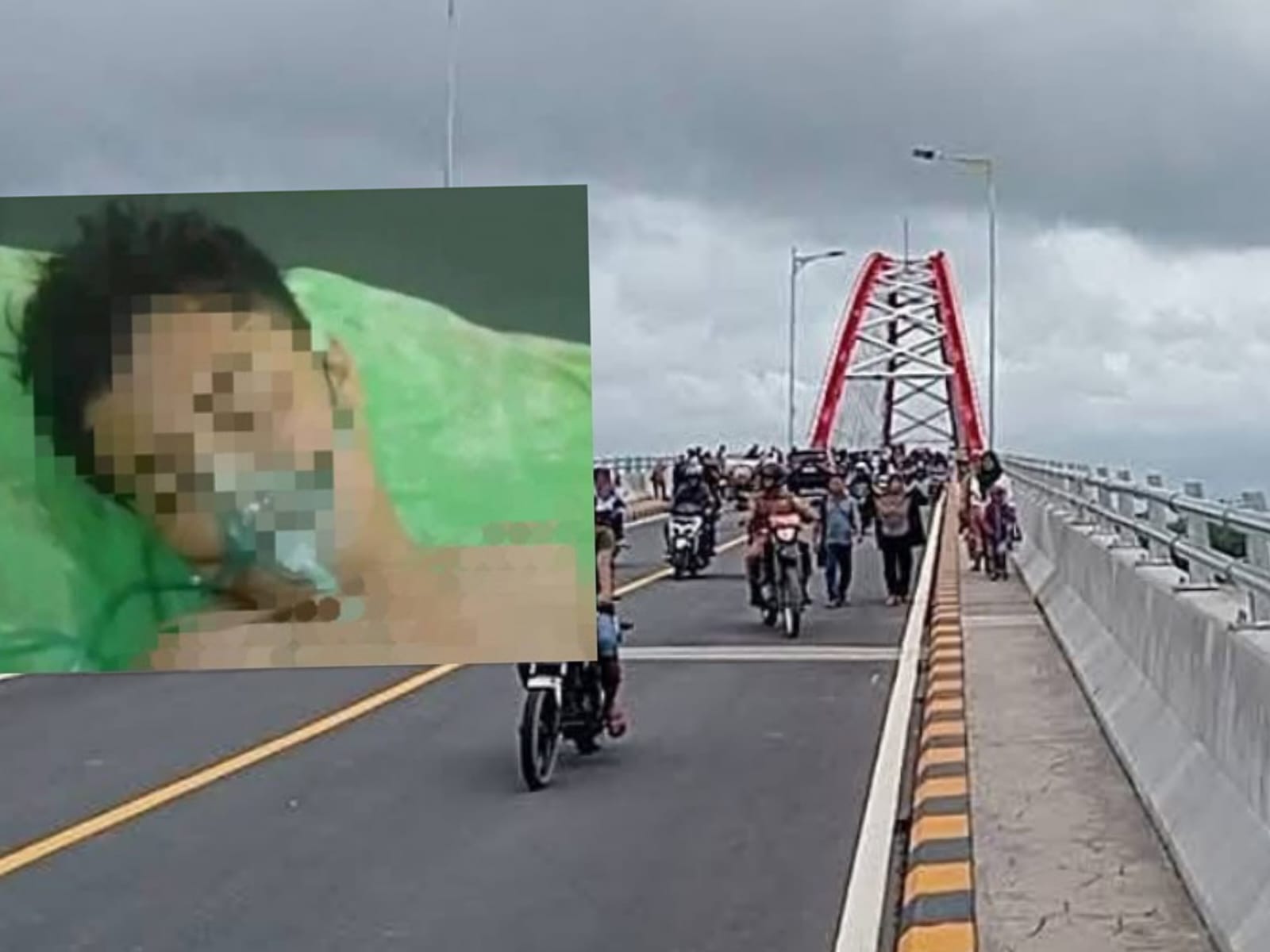 Baru Diresmikan Jembatan Sungai Sambas Besar Telan Korban