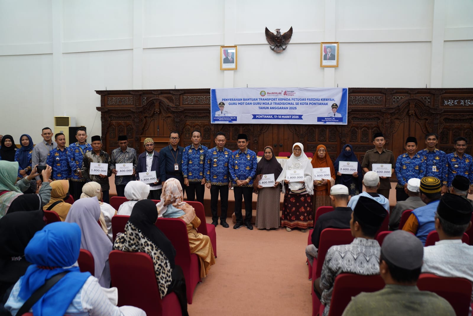 Pemerintah Kota Pontianak Berikan Bantuan Transportasi bagi Guru Ngaji dan Fardhu Kifayah