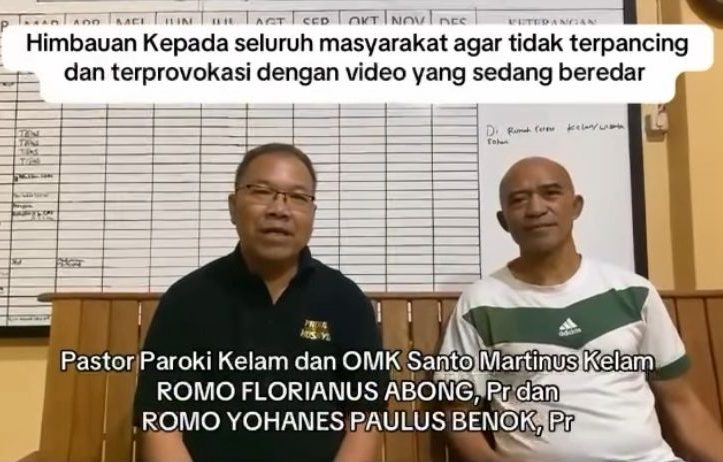 Viral di Sintang! Dua Remaja Lempari Patung Yesus, Klarifikasi: Hanya Ingin Usir Ular