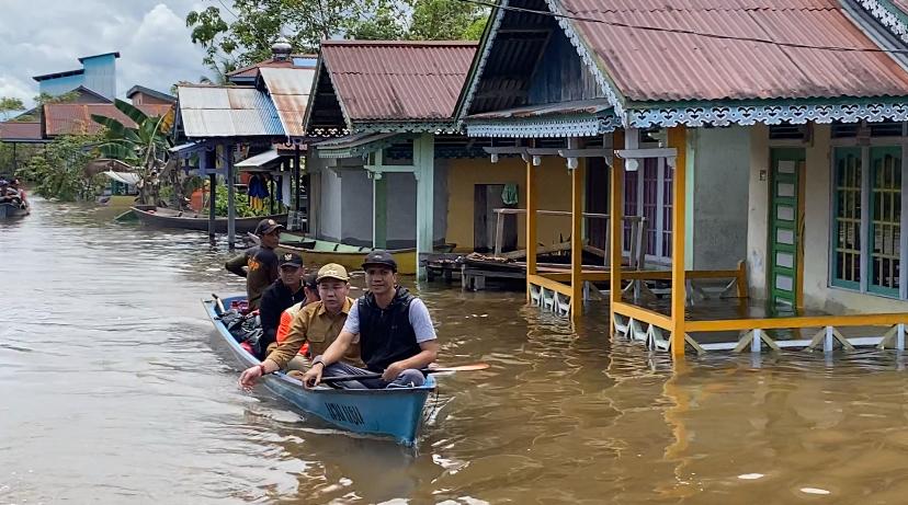 BNPB Kirim Bantuan Dukungan Logistik untuk Warga Terdampak Banjir di Kapuas Hulu