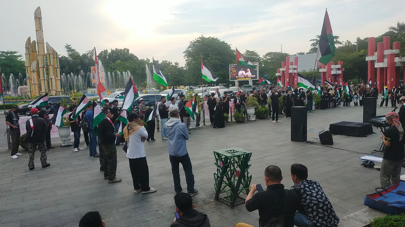 Worldwide Anti-Zionism Brotherhood Gelar Aksi Damai, Rakyat Kalbar Ikrarkan Janji Setia Pada Al-Quds