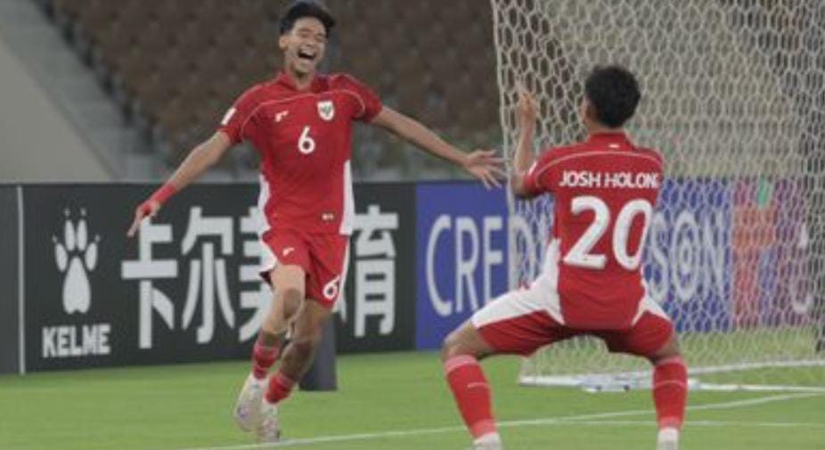 Gulung Yaman 4 - 1, Garuda Muda Pastikan Tampil di Piala Dunia U17 Qatar