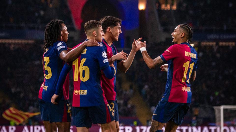 Barcelona Menang Telak 4 Gol Tak Berbalas dari Borussia Dortmund