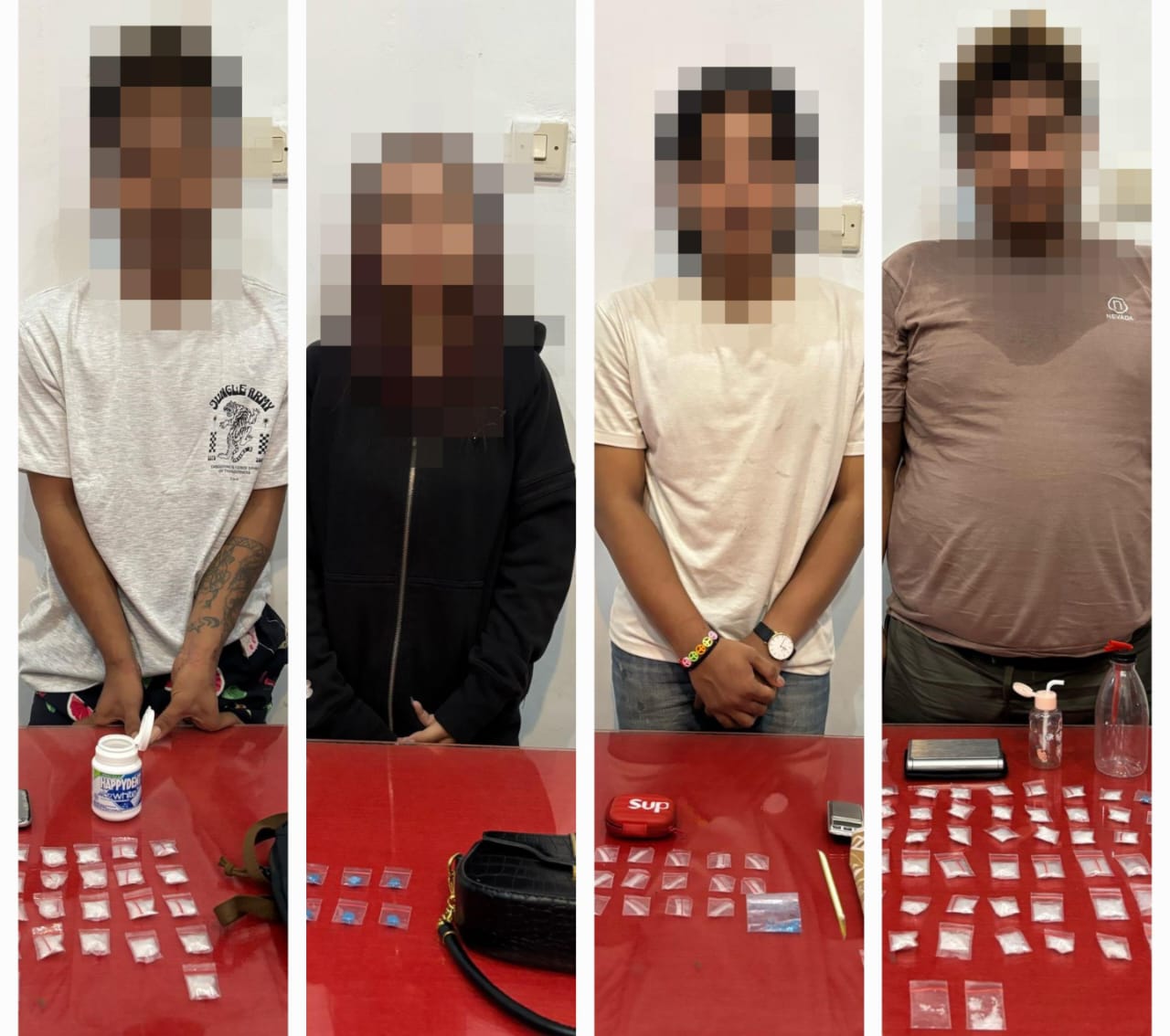 Dua Hari Ungkap Kasus Narkoba, Polres Ketapang Amankan 4 Tersangka dan 130,43 Gram Sabu
