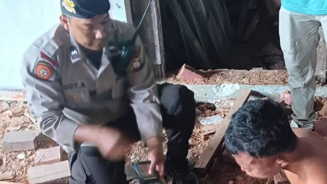 Warga Tangkap Pelaku Terduga Curanmor, Polisi Temukan diduga Sabu di TKP