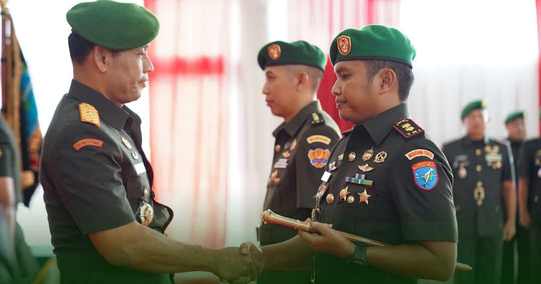 Dandim 1203/Ktp Berganti, Letkol CZI Agus Ikwanto Digantikan Letkol Inf Abu Hanifah