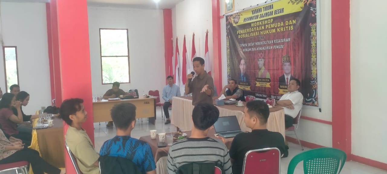 Karang Taruna Sajingan Besar Dorong Pemuda Aktif di Ekonomi dan Hukum Desa