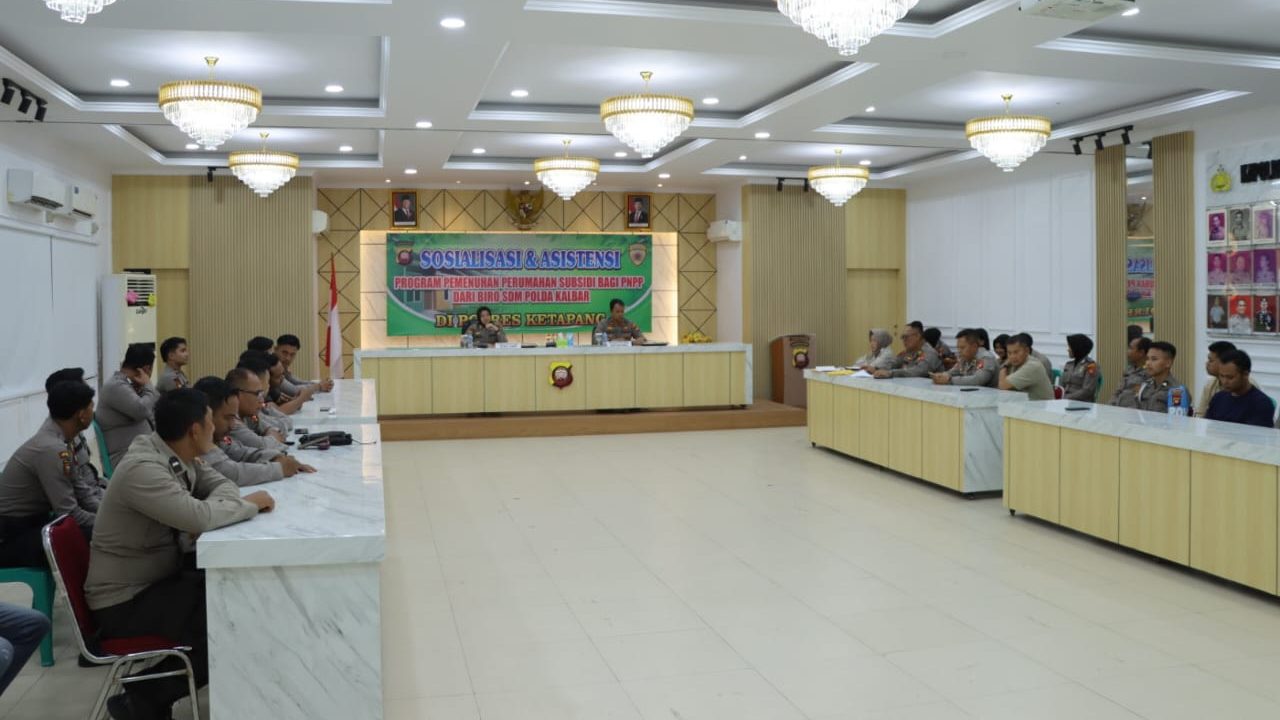 Sosialisasi Perumahan Subsidi dan Hak Personel Polri Digelar di Polres Ketapang