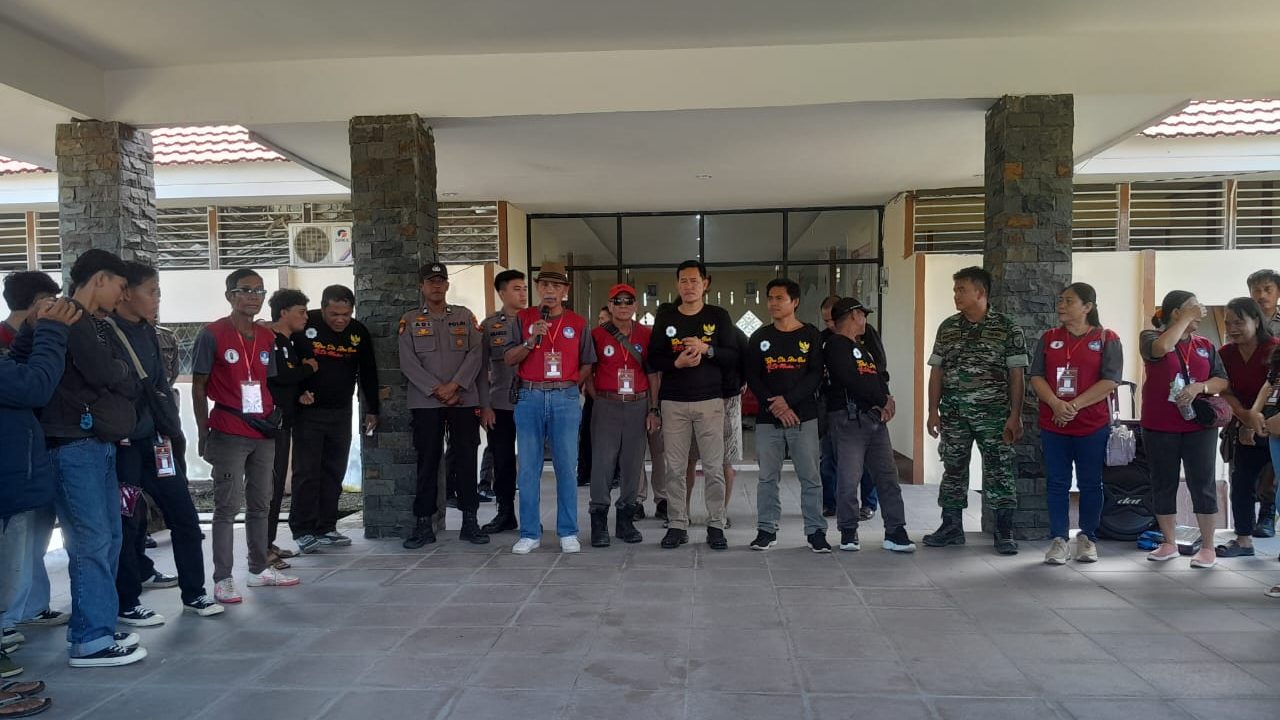 Polsek Mandor Hadiri Pelepasan Kontingen Naik Dango ke Sadaniang