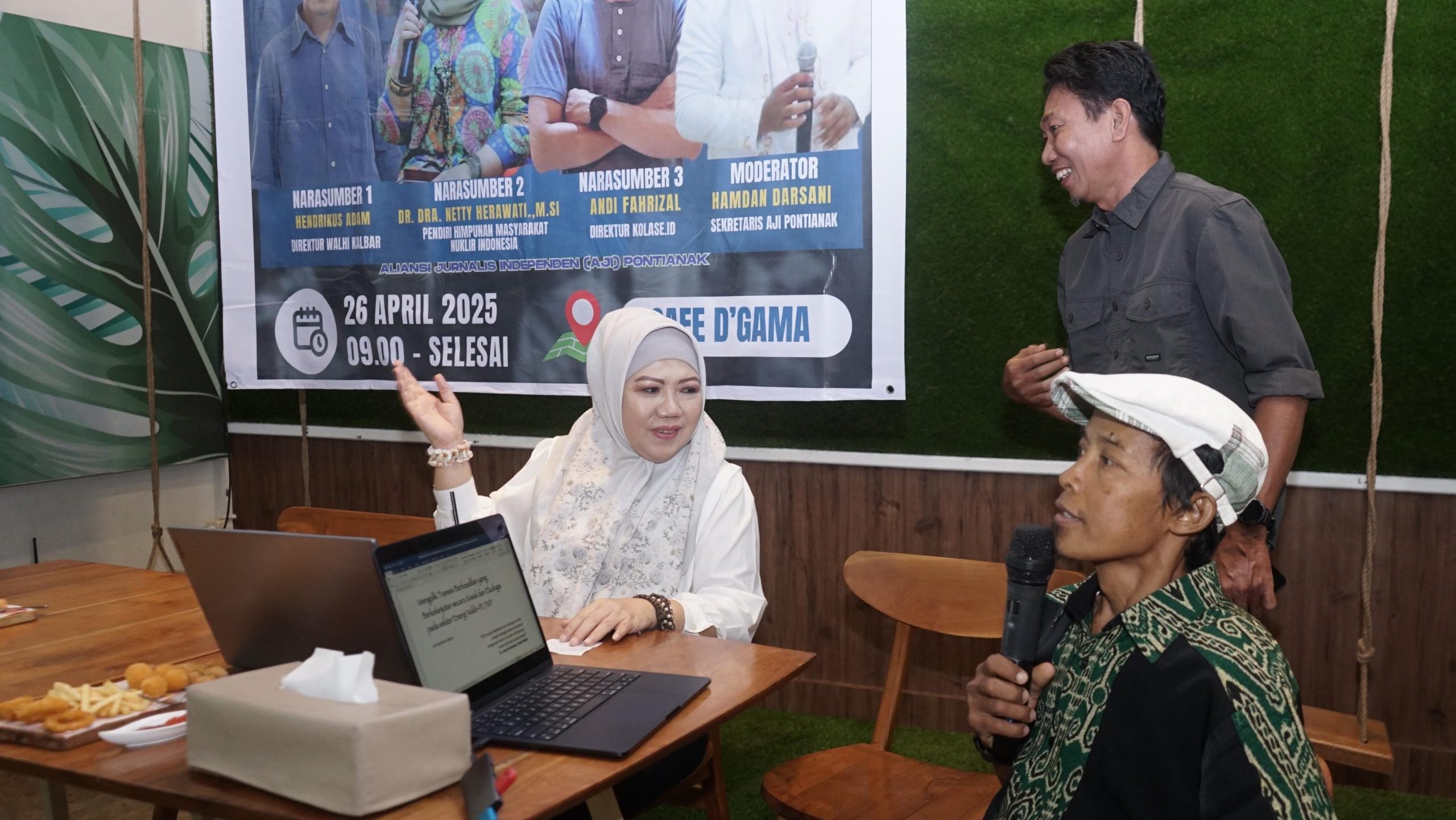 AJI dan Traction Energy Gelar Sarasehan tentang Nuklir di Kalimantan Barat
