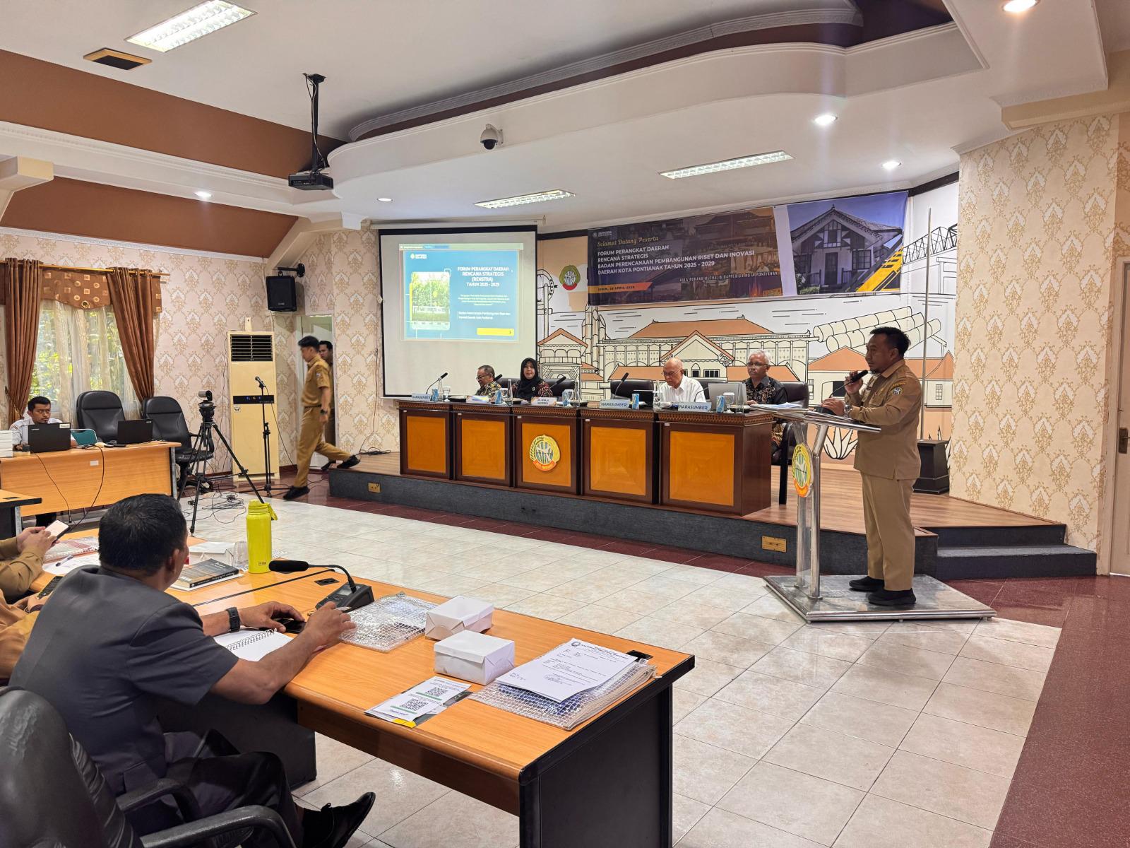 Renstra BAPPERIDA Pontianak Fokus Perencanaan dan Inovasi Berkualitas
