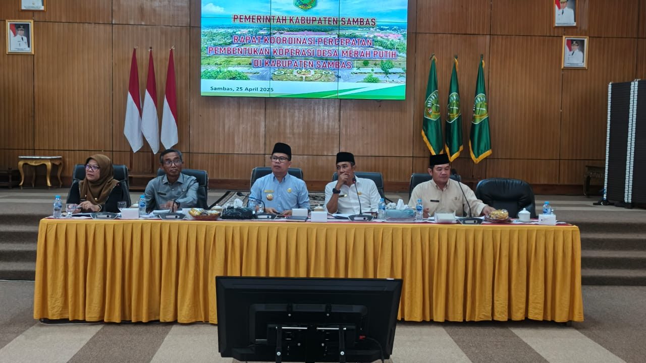 Pemda Sambas Dorong Pembentukan 75 Koperasi Merah Putih