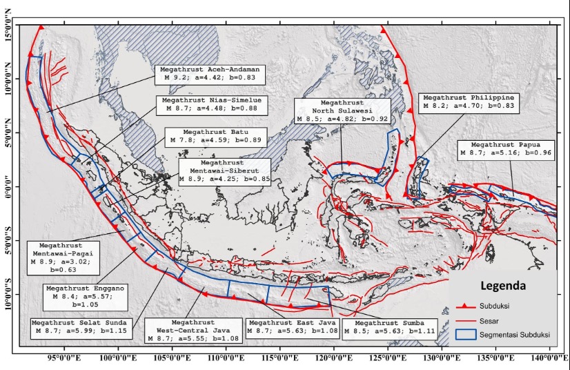 Waspada! 16 Zona Megathrust Kepung Indonesia, Berpotensi Picu Tsunami Dahsyat