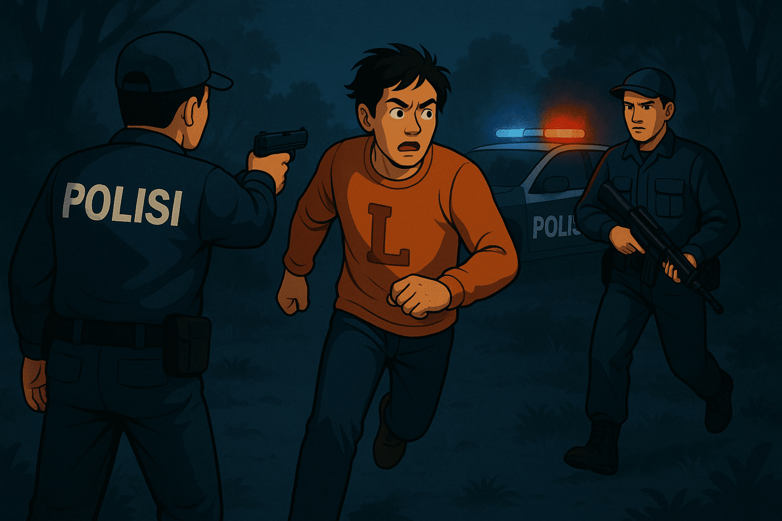 Adik Siman Bahar Kabur Usai Penggerebekan Emas Ilegal, Polisi Lakukan Pengejaran