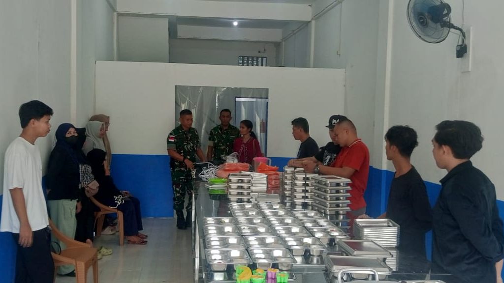 Dandim 1208/Sambas Cek Kesiapan Peluncuran Program Makan Bergizi di Tebas