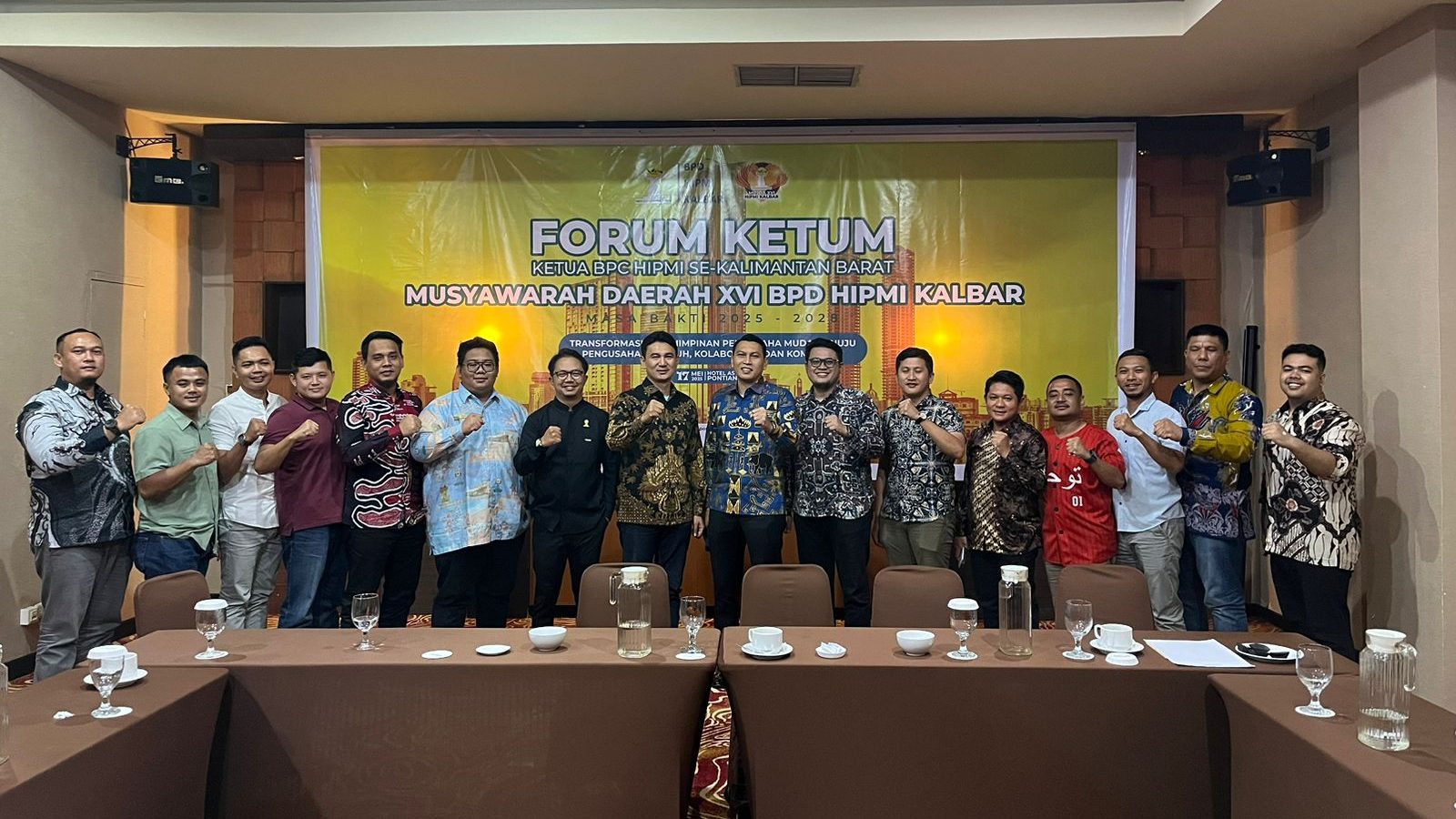 13 BPC HIPMI Se-Kalbar Solid Dukung MUSDA XVI: Momen Menyatukan Semangat dan Kepemimpinan Baru