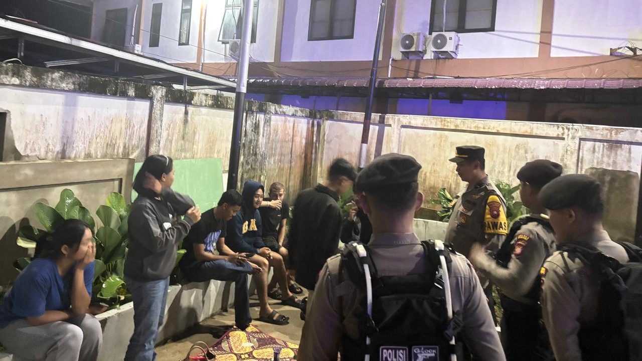 Polres Ketapang Intensifkan Patroli Malam Demi Ketertiban dan Keamanan Warga
