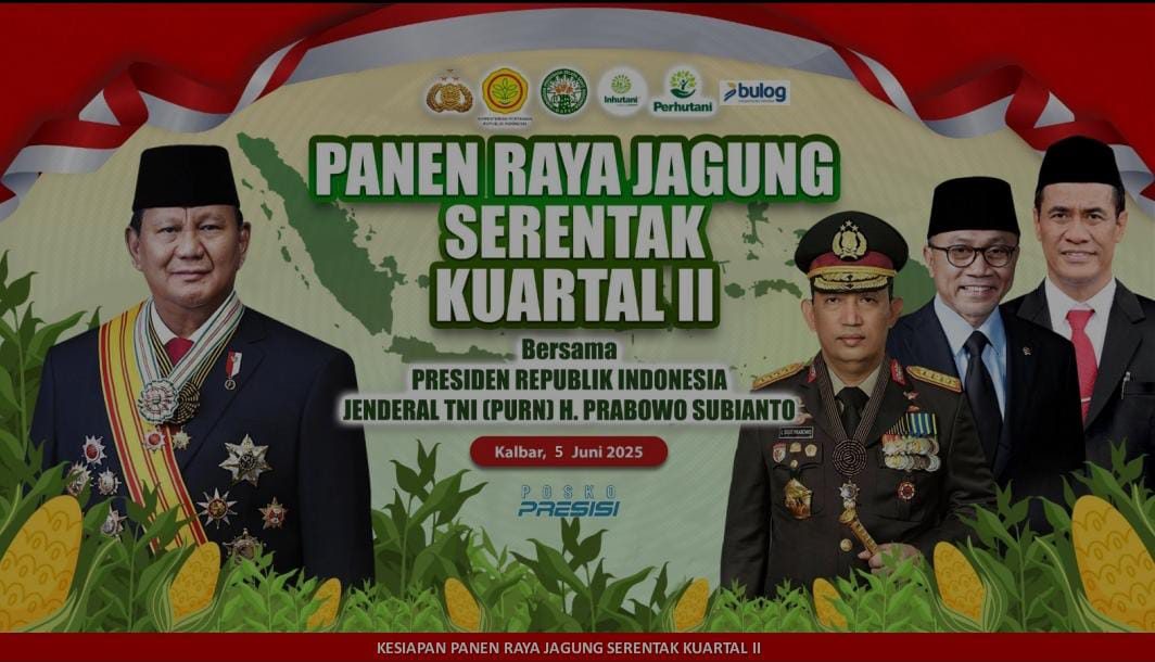 Jadwal Lengkap Presiden Prabowo dan Kapolri Listyo Sigit di Kalbar dalam Panen Raya Jagung