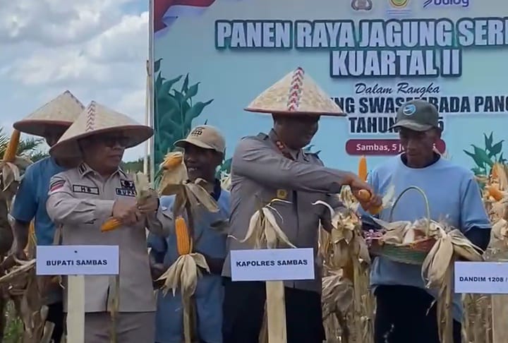 Bupati Satono : Panen Jagung Serentak Jadi Langkah Awal Menuju Ekspor ke Malaysia