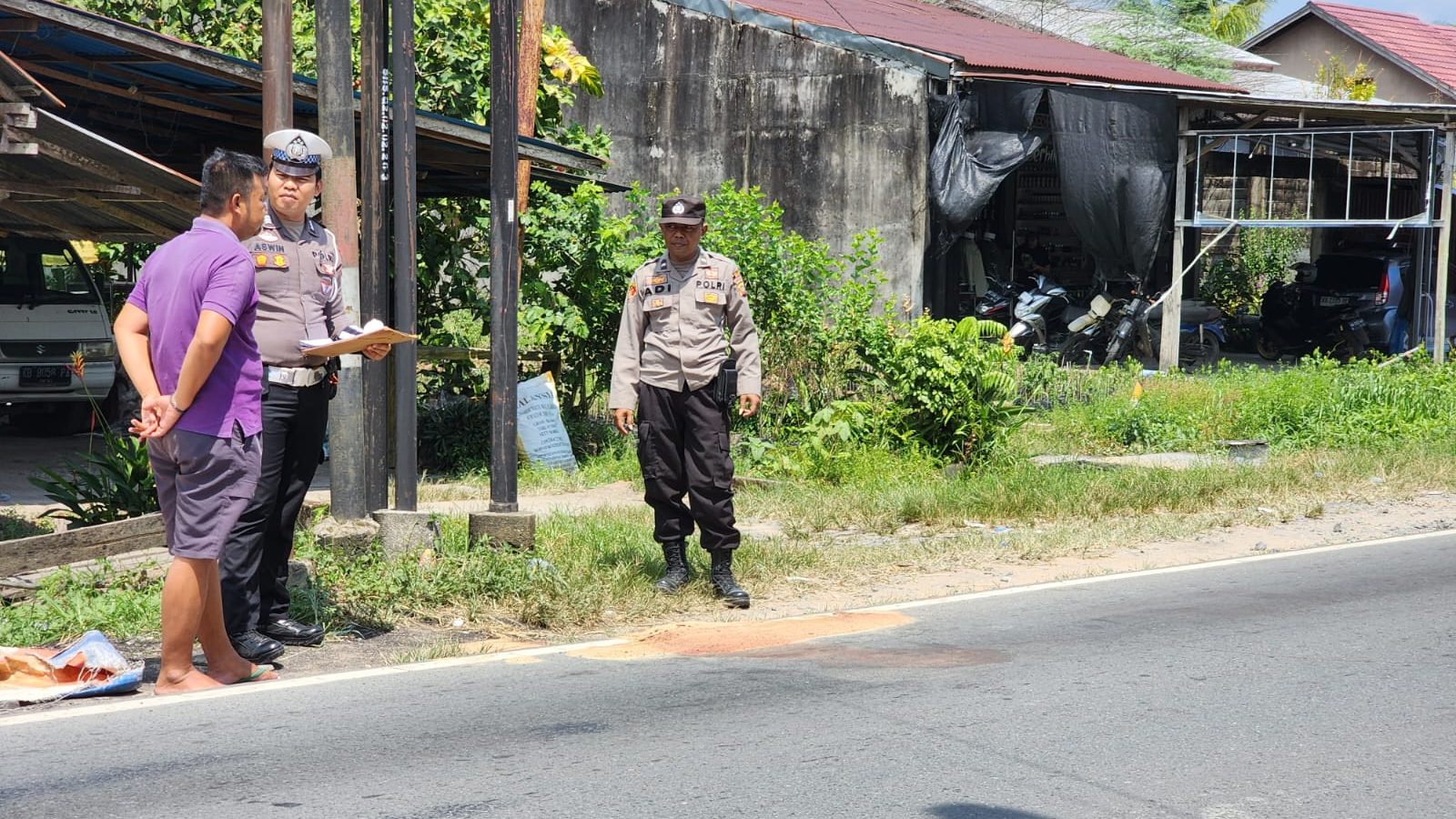 Pemuda 18 Tahun Meninggal Dunia Usai Kecelakaan Tunggal di Semparuk Sambas