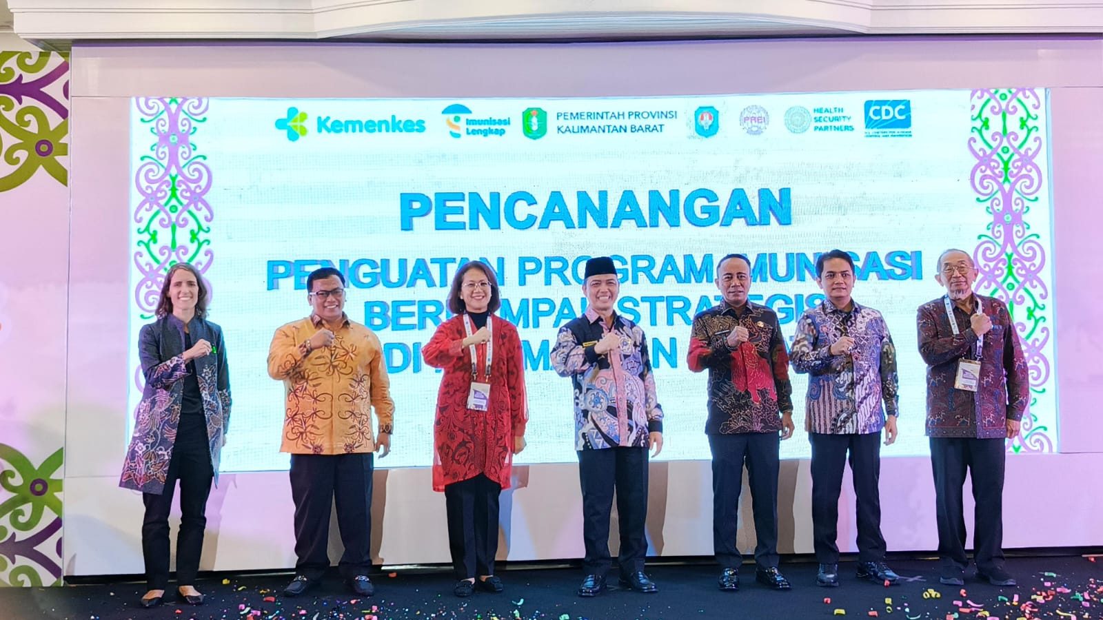 Resmikan Pencanangan Program Imunisasi di Kalbar, Norsan: Agar Anak-anak Kita Bebas Penyakit
