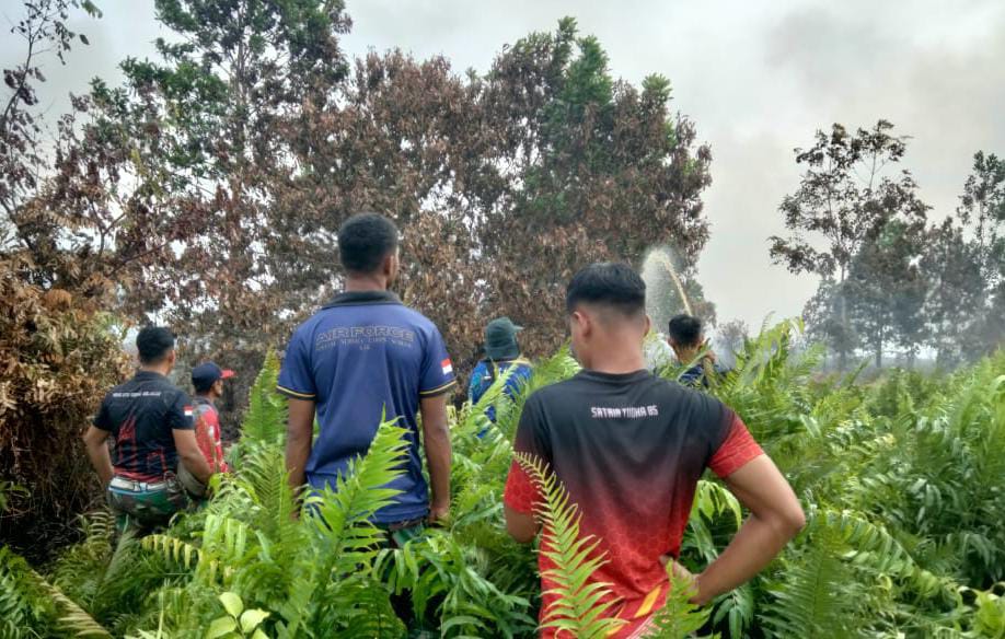 Karhutla di Rasau Jaya Meluas, Tim Gabungan Ingatkan Masyarakat Tak Lakukan Pembakaran Untuk Buka Lahan