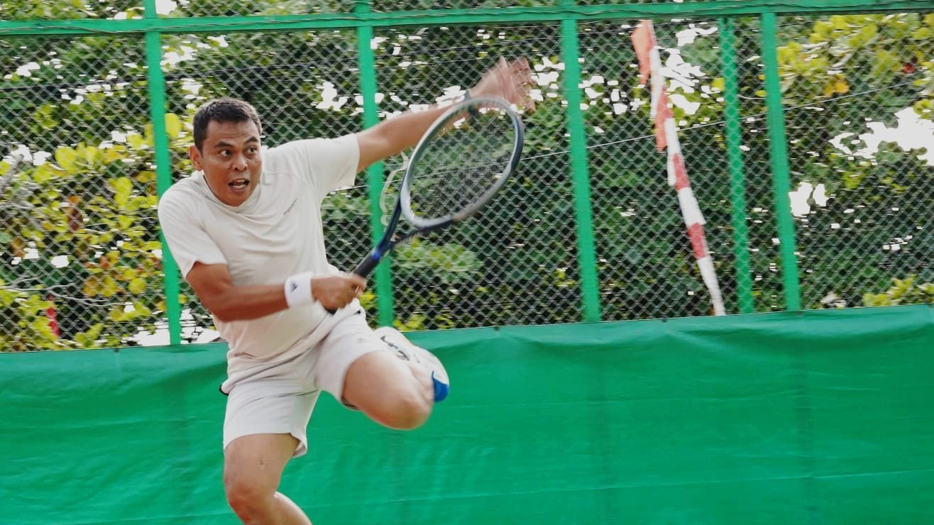 Kejuaraan Tenis Lapangan Warnai HUT Kodam XII/Tpr, Pangdam Tekankan Semangat Kebersamaan