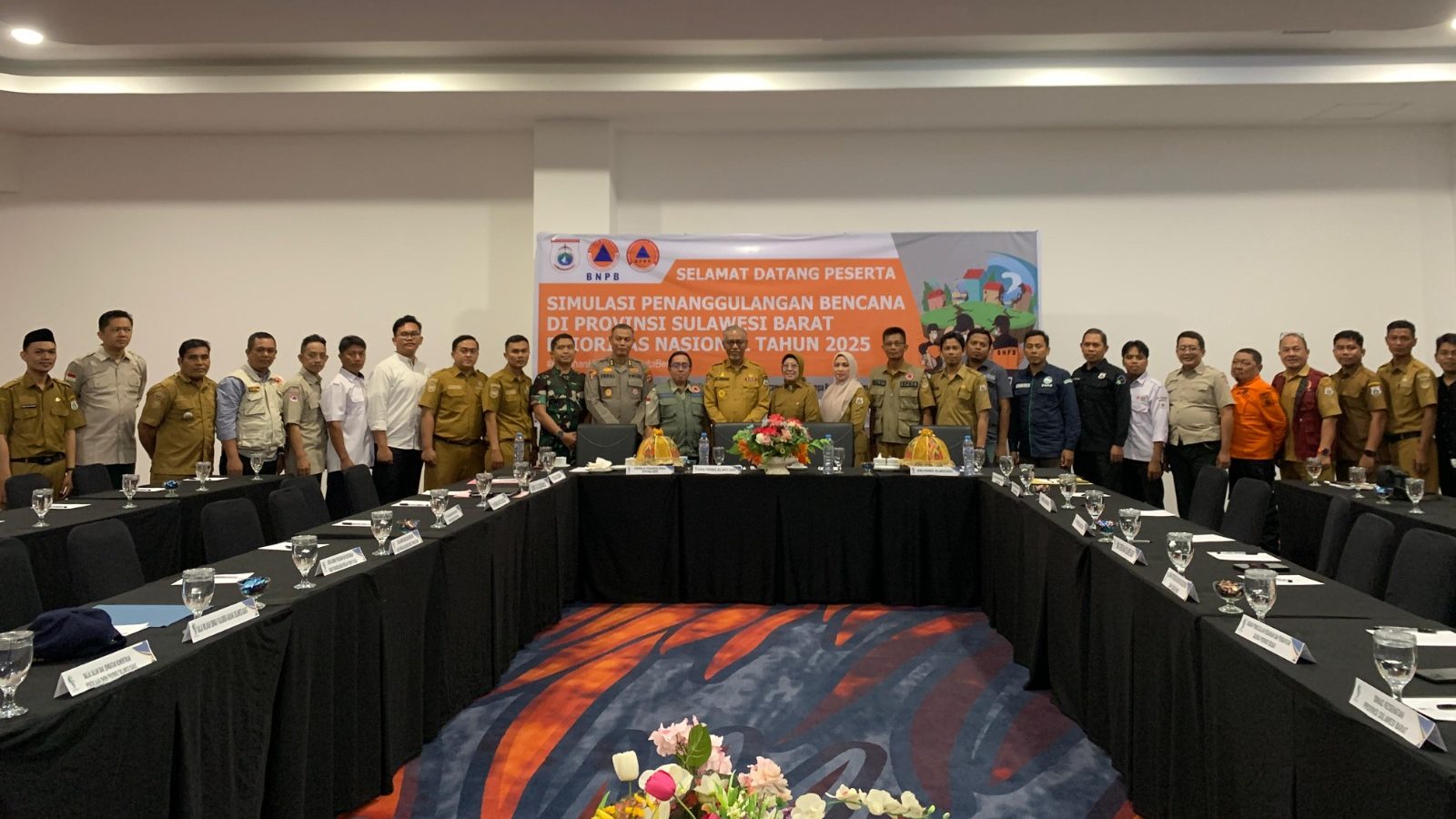 Simulasi Bencana Gempa di Sulbar, Uji Sistem Komando dan Evakuasi Massal