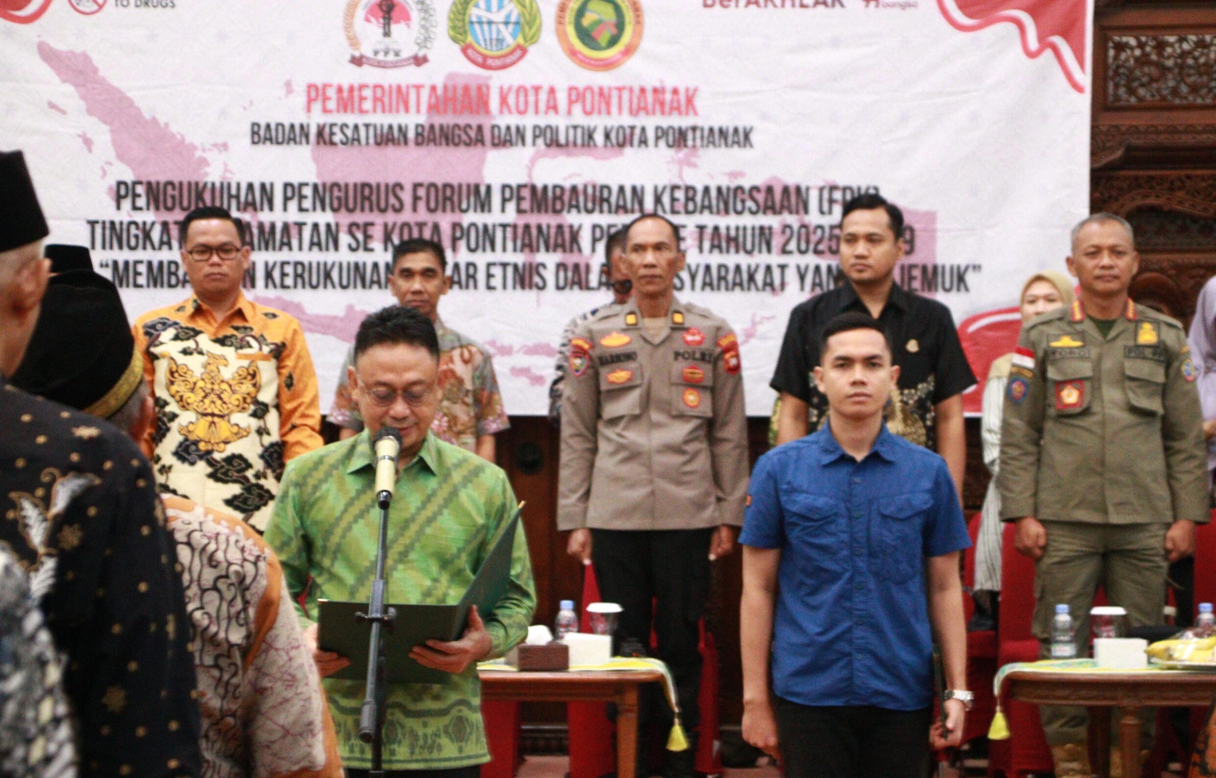 FPK Kecamatan se-Kota Pontianak Resmi Dikukuhkan, Wali Kota Ajak Jaga Keharmonisan