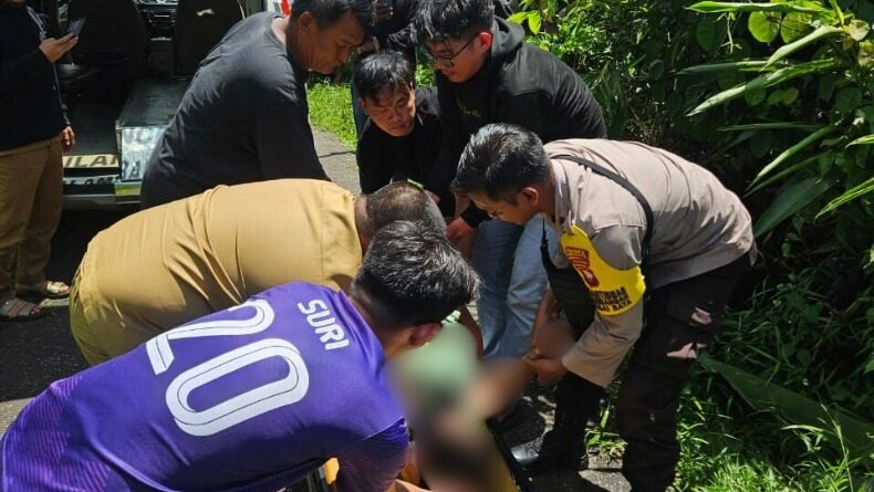Pria Ditemukan Tewas di Pinggir Jalan Kubu Raya, Diduga Kuat Korban Kecelakaan Tunggal