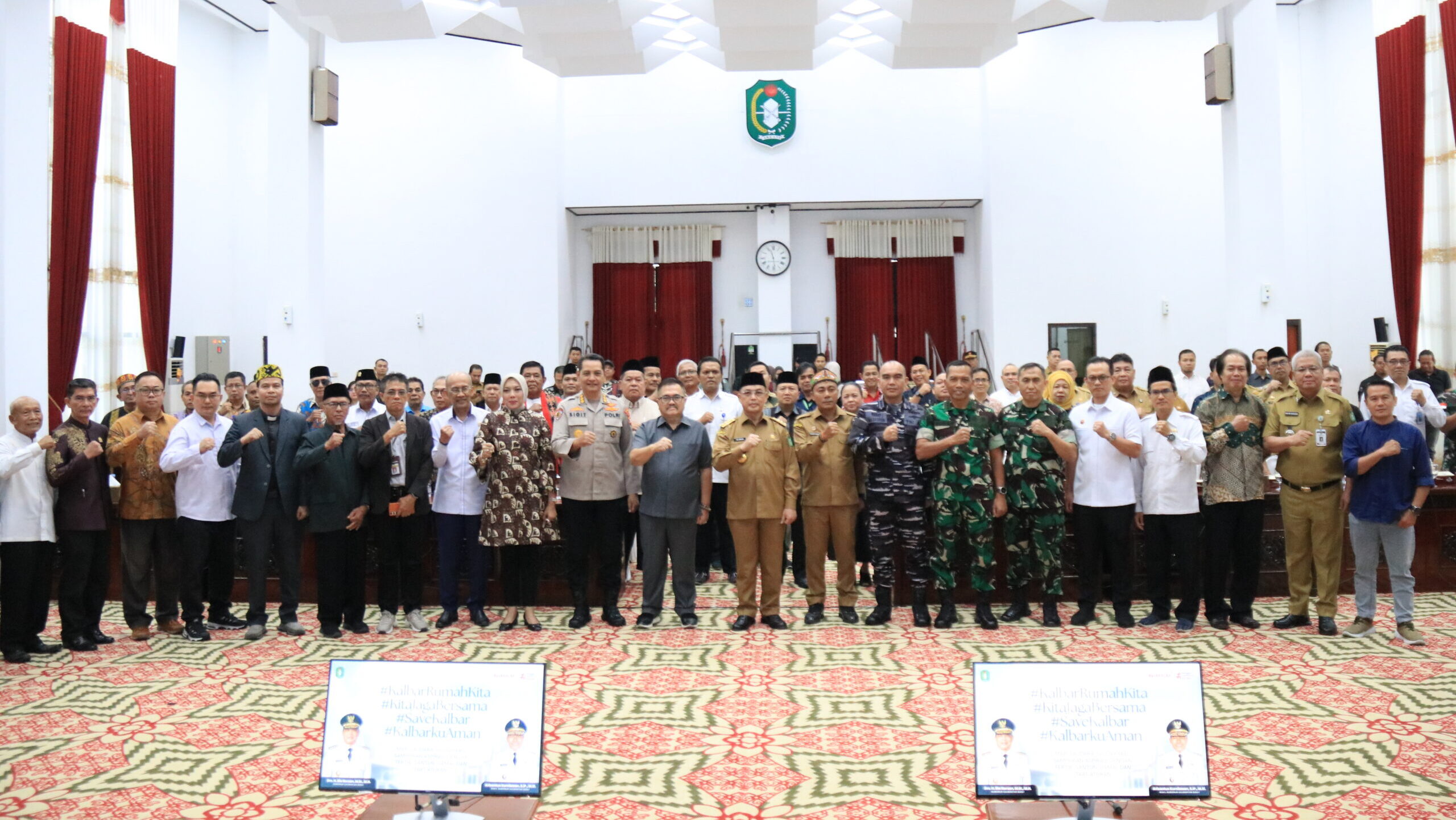 Jaga Kedamaian Kalbar, Gubernur dan Forkopimda Sepakati 7 Poin Maklumat Bersama