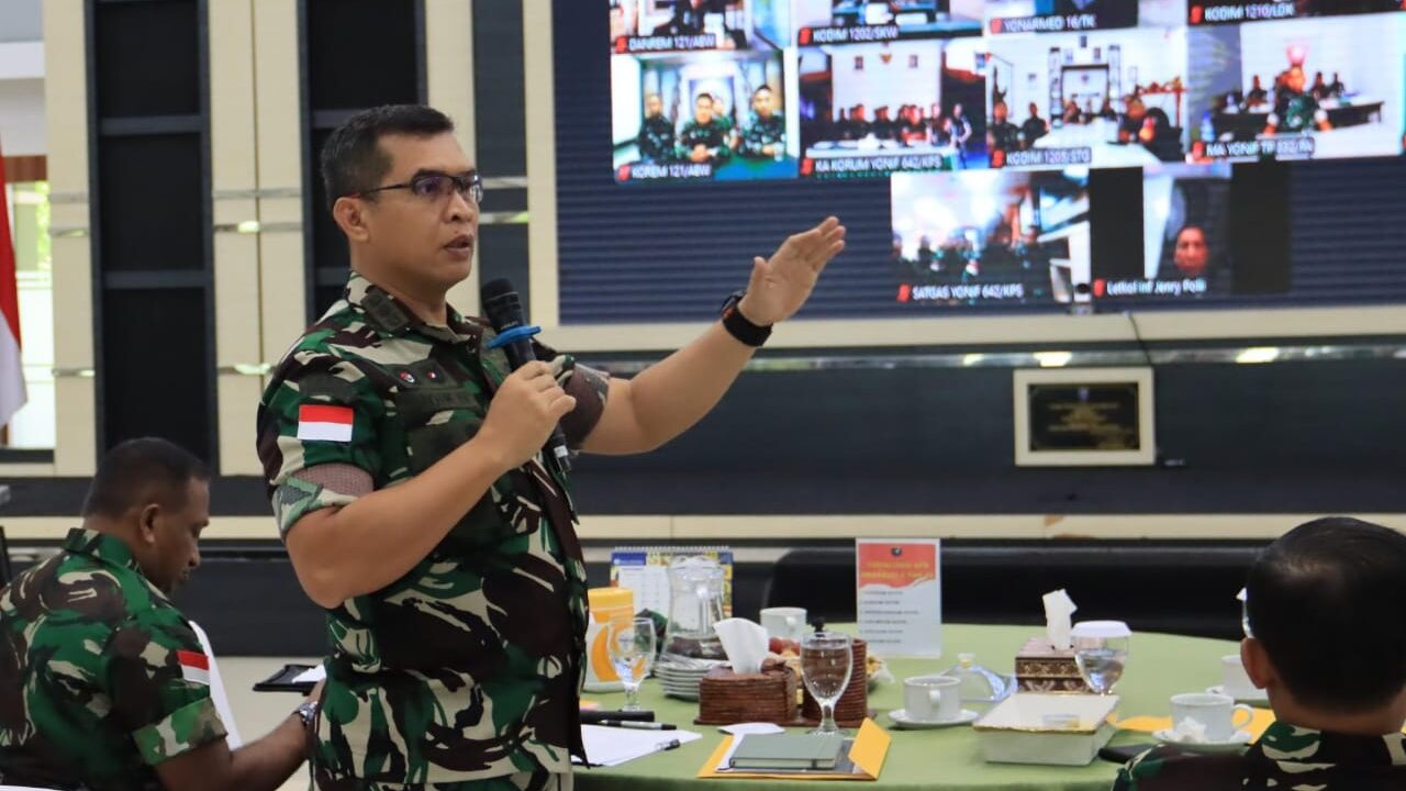 Pangdam XII/Tpr Buka Sosialisasi KPR Swakelola TWP AD, Upayakan Kesejahteraan Personel