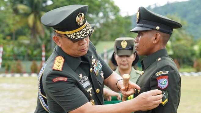 224 Bintara Muda Lulusan Dikmaba Infanteri TNI AD 2025 Dilantik, Titik Awal Pengabdian kepada Negara