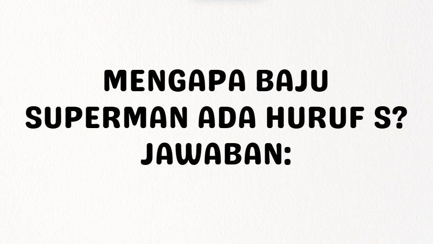 Kumpulan Tebak-Tebakan Ngakak dan Receh yang Bikin Kesal Tapi Nagih