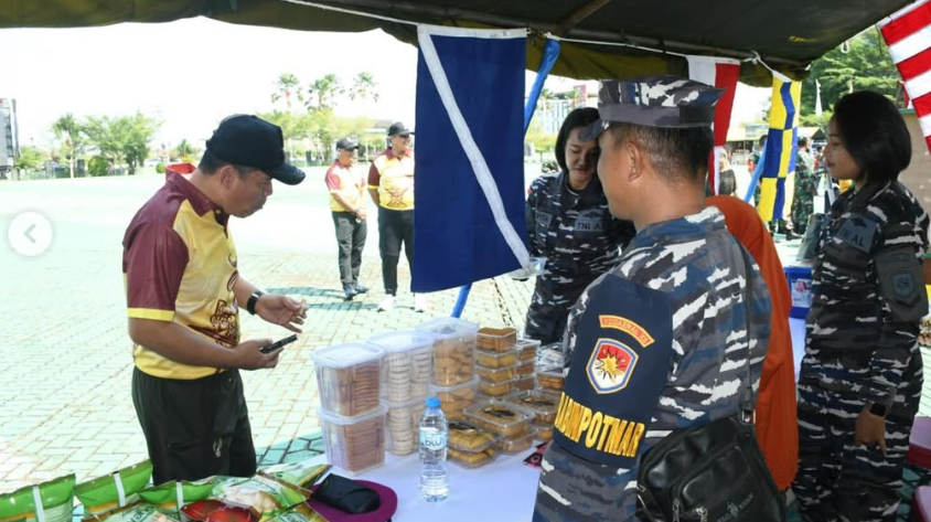 Meriahkan HUT ke-80 TNI, Kodaeral XII Pamerkan Produk UMKM Unggulan di Bazar Kodam XII/Tpr