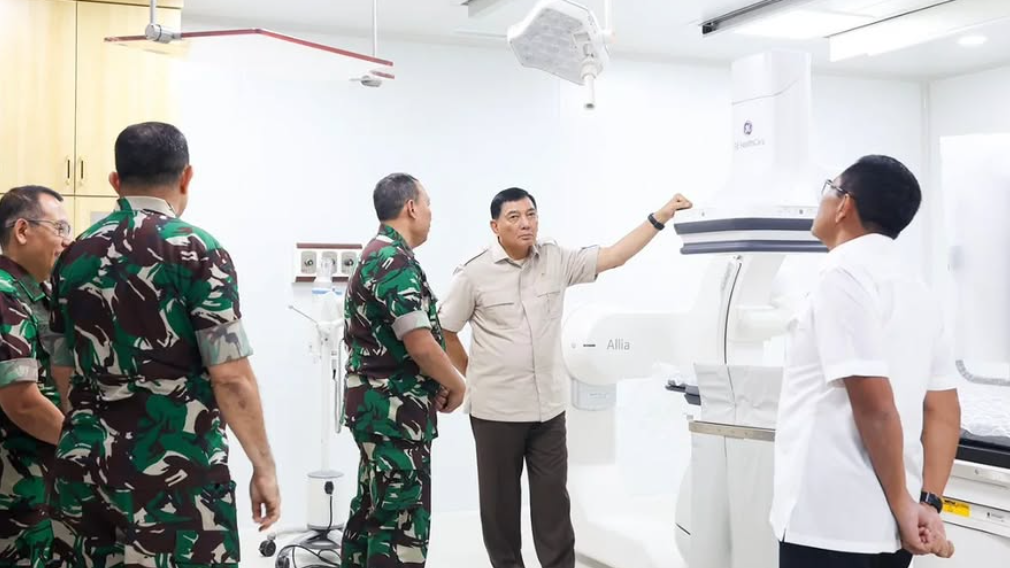 Pastikan Sesuai Target, Menhan Sjafrie Sjamsoeddin Tinjau Pembangunan RSPPN Soedirman