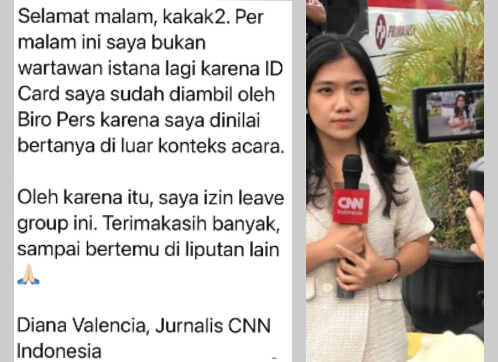Pencabutan ID Card Reporter di Istana, Dewan Pers Tegaskan Harus Hormati UU Pers