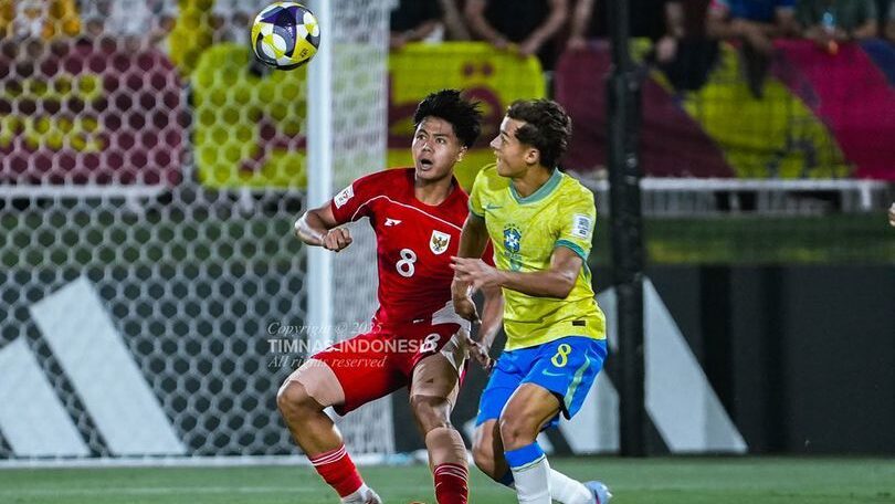 Hasil Timnas U17 Indonesia vs Brasil 0-4: Garuda Telan Kekalahan Kedua, Brasil Kokoh di Puncak Grup H