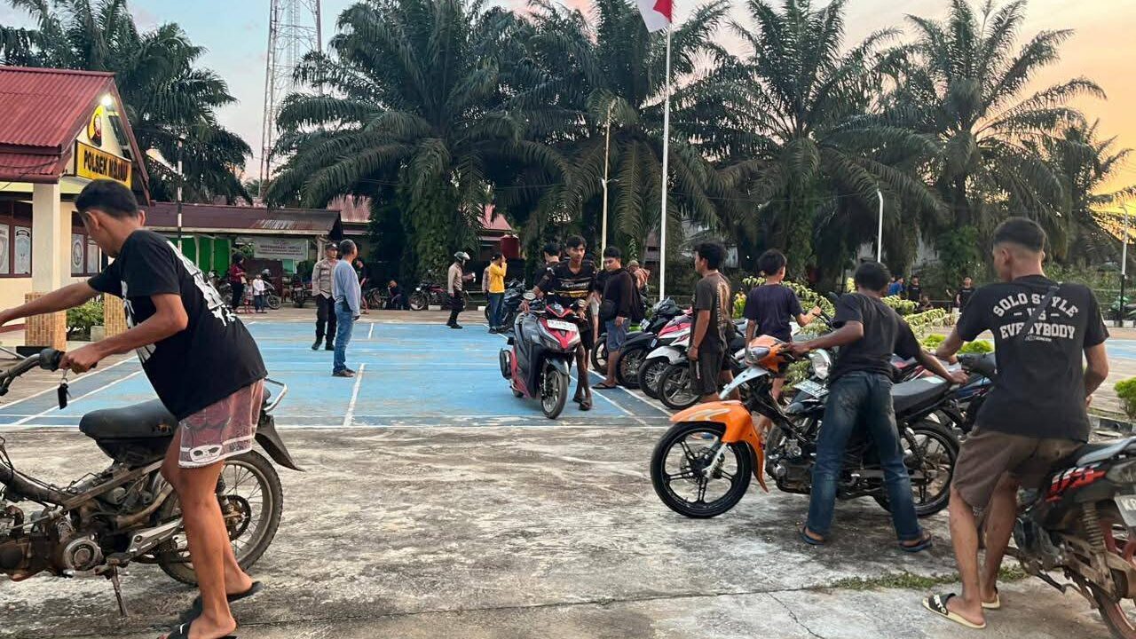 Respon Keluhan Warga Soal Suara Bising, Polsek Meliau Gencarkan Razia Knalpot Brong