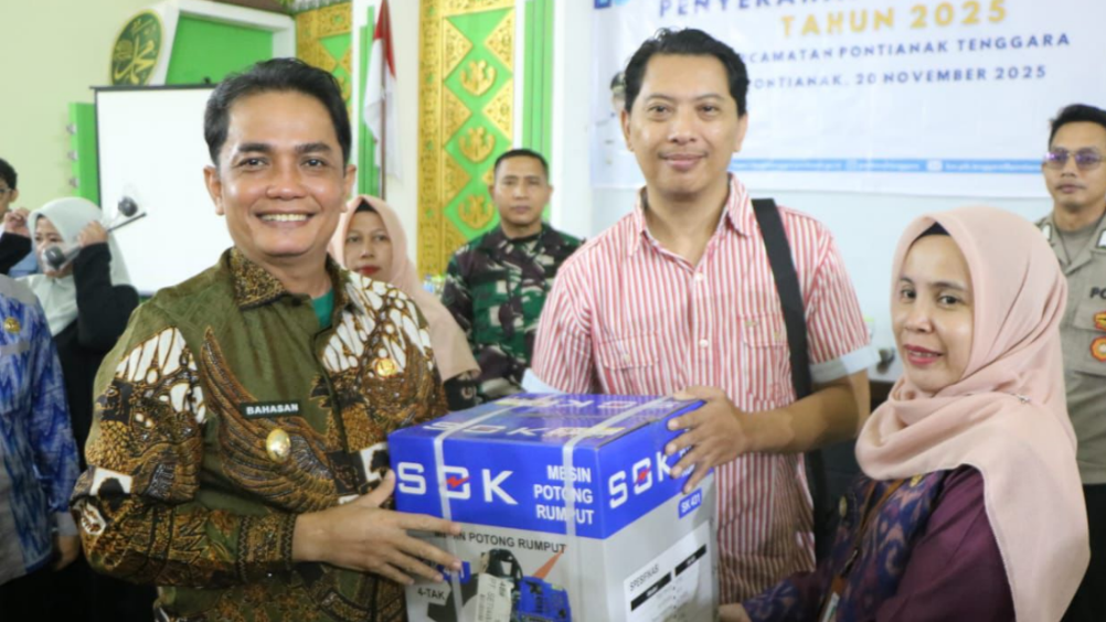 Realisasi Bantuan DAU 2025, Bahasan Salurkan Sound System hingga Mesin Rumput