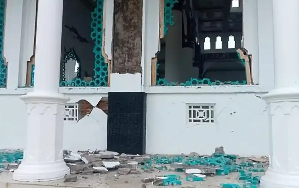 Gempa M6,3 di Simeulue: Masjid dan Gedung Serbaguna Rusak Parah, Belasan Atlet Pra PORA Terluka