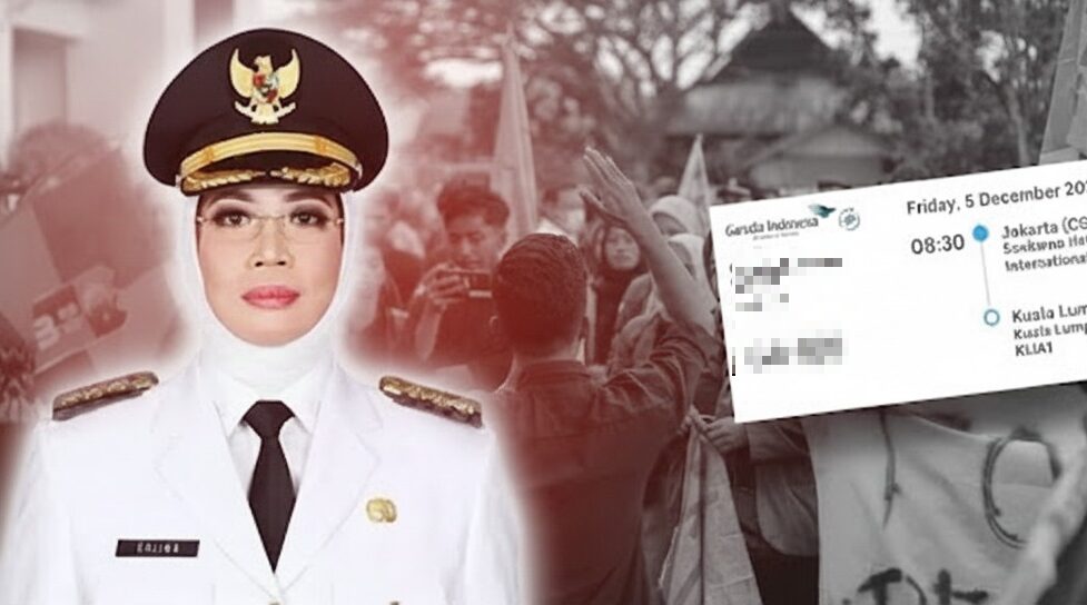 Di Tengah Gelombang Aksi Mempawah, Bupati Erlina Absen dan Terbang ke Kuala Lumpur Dengan Kelas Bisnis