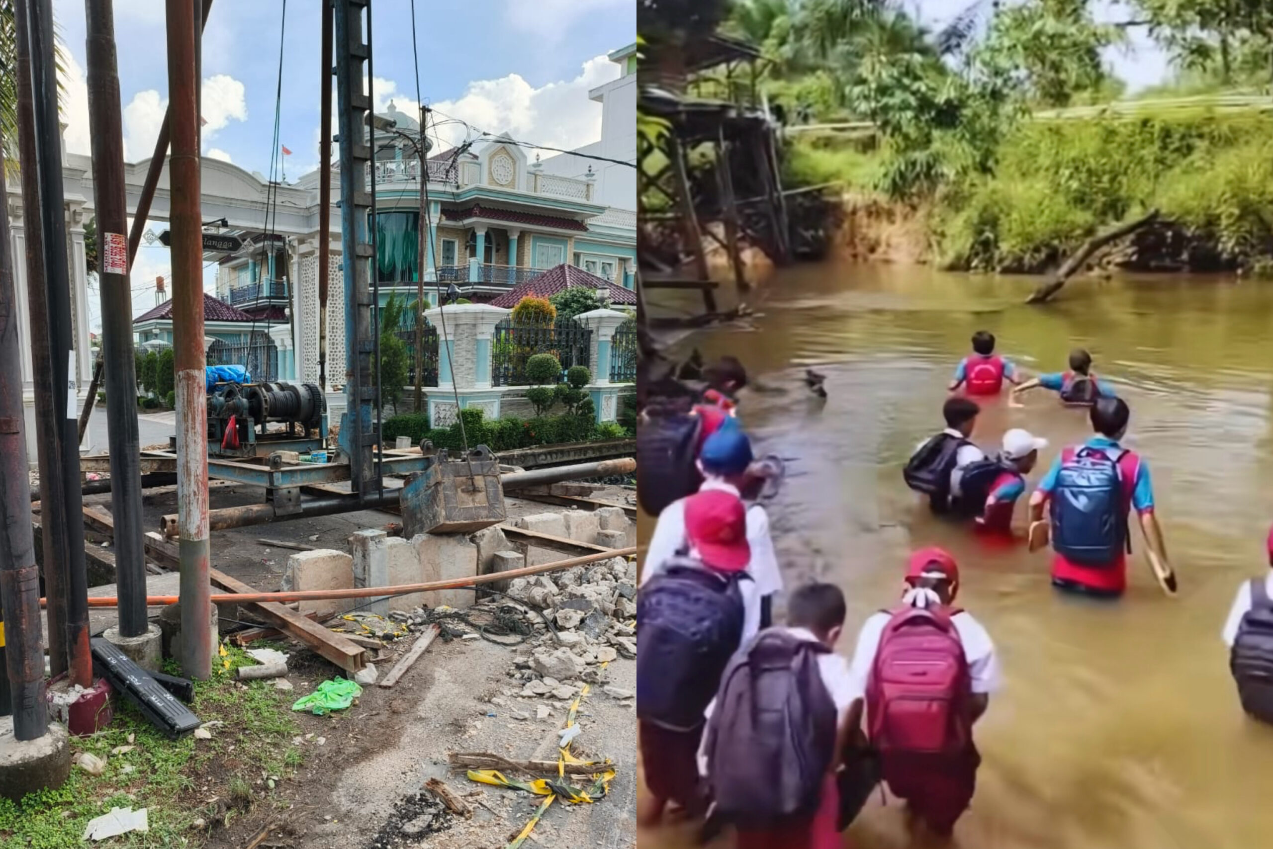 Jembatan Sadaniang Mempawah Sempat Terabaikan, Proyek Jalan di Sekitar Kediaman Gubernur Kalbar Justru Dibiayai APBD