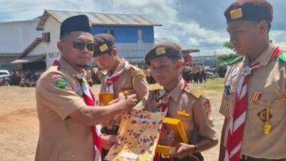 HUT Pramuka ke-64 di Sanggau: Fokus Bentuk Karakter dan Tanggap Bencana
