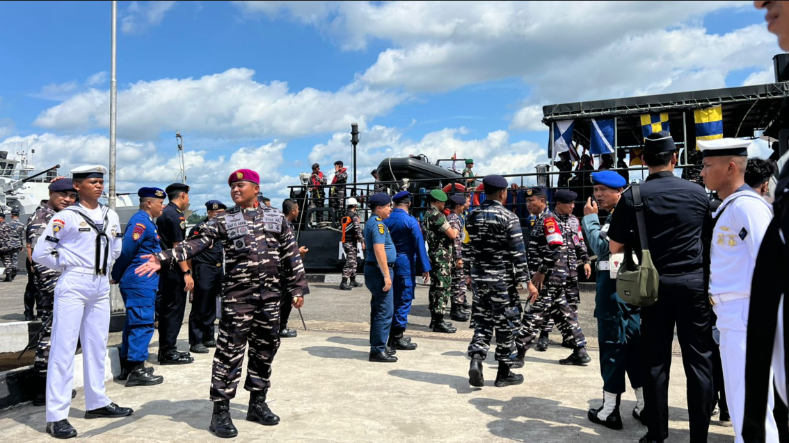 Gelar Latihan di Sungai Kapuas, Koarmada XII Fokus Amankan Objek Vital dan Distribusi Natal